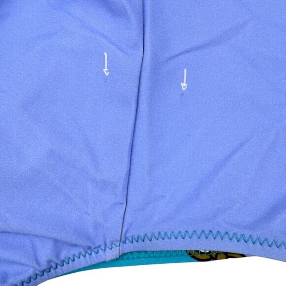 NWT GOTTEX Modern Shades One Shoulder Women's Swimsuit Size 6 Multicolor + Flaw - Picture 5 of 7